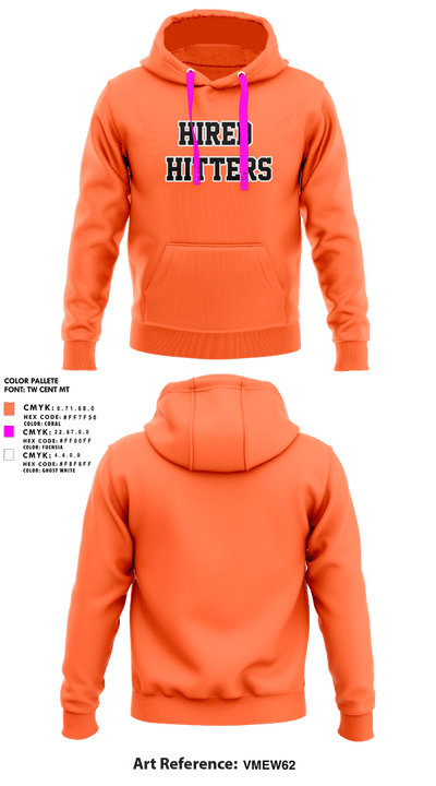 Hired Hitters  Hoodie - 1