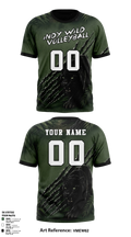 Indy Wild Volleyball 47140100 Short Sleeve Performance Shirt - 10