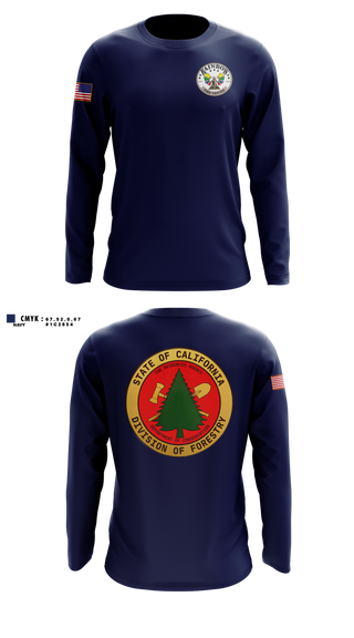 Long Sleeve Performance Shirt, CALFIRE Rainbow Fire Center, Fire Department, Teamtime, Team time, sublimation, custom sports apparel, team uniforms, spirit wear, spiritwear, sports uniforms, custom shirts, team store, custom team store, fundraiser sports, apparel fundraiser