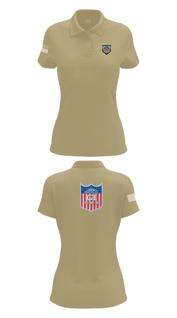 Womens Short Sleeve Performance Polo, Agif board, Army, Teamtime, Team time, sublimation, custom sports apparel, team uniforms, spirit wear, spiritwear, sports uniforms, custom shirts, team store, custom team store, fundraiser sports, apparel fundraiser