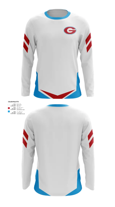Granger Lancers Football 31785940 Long Sleeve Performance Shirt 21