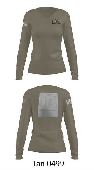 Womens Long Sleeve Vneck Shirt, AFJROTC MS-081 DRONE TEAM, , Teamtime, Team time, sublimation, custom sports apparel, team uniforms, spirit wear, spiritwear, sports uniforms, custom shirts, team store, custom team store, fundraiser sports, apparel fundraiser