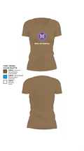 Manual Arts Basketball 90982455 Women's Short Sleeve V-neck Shirt - 1
