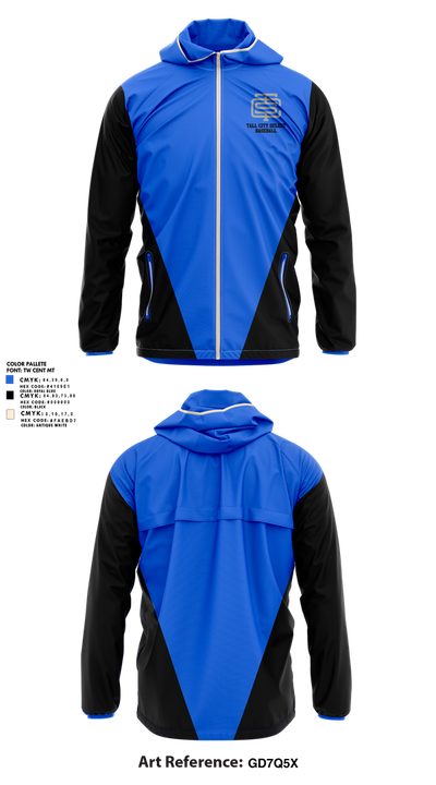 Tall City Select 83511420 Windbreaker - 1