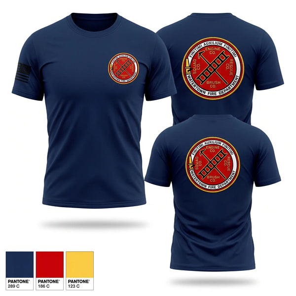 Short Sleeve Performance Shirt, Watertown, Fire Department, Teamtime, Team time, sublimation, custom sports apparel, team uniforms, spirit wear, spiritwear, sports uniforms, custom shirts, team store, custom team store, fundraiser sports, apparel fundraiser