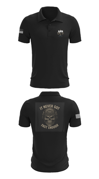 Short Sleeve Performance Polo, LPD, Police, Teamtime, Team time, sublimation, custom sports apparel, team uniforms, spirit wear, spiritwear, sports uniforms, custom shirts, team store, custom team store, fundraiser sports, apparel fundraiser