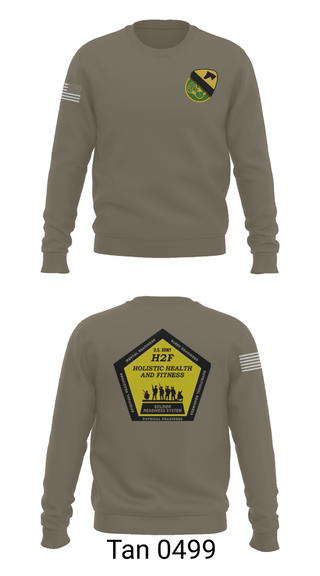 Crew Neck Sweatshirt, 1st Cav 3CR, , Teamtime, Team time, sublimation, custom sports apparel, team uniforms, spirit wear, spiritwear, sports uniforms, custom shirts, team store, custom team store, fundraiser sports, apparel fundraiser