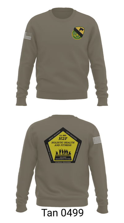 1st Cav 3CR 22311703 Crew Neck Sweatshirt - 65