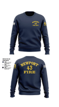 Newport Fire Department 13919052 Crew Neck Sweatshirt - 1