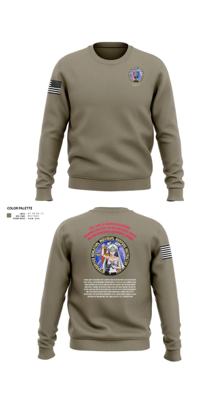 Crew Neck Sweatshirt, Karl & Hedwig Ackermann Memorial Institute for Joint Military Intelligence and Law Enforcement Education & Training at MARDET Fort Leonard Wood, , Teamtime, Team time, sublimation, custom sports apparel, team uniforms, spirit wear, spiritwear, sports uniforms, custom shirts, team store, custom team store, fundraiser sports, apparel fundraiser