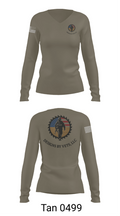 Designs By Vets 85600951 Women's Long Sleeve V-neck Shirt - 77