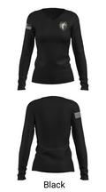 340th Psyop Co. 52894625 Women's Long Sleeve V-neck Shirt - 37