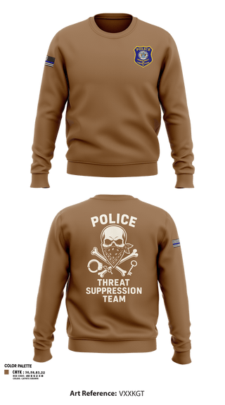 Crew Neck Sweatshirt, New Jersey Department of Corrections, Police, Teamtime, Team time, sublimation, custom sports apparel, team uniforms, spirit wear, spiritwear, sports uniforms, custom shirts, team store, custom team store, fundraiser sports, apparel fundraiser