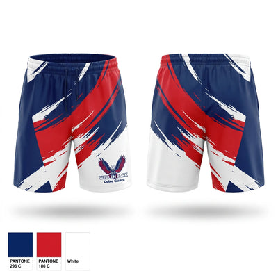 Wellen Park High School Color Guard Athletic Shorts With Pockets - 1