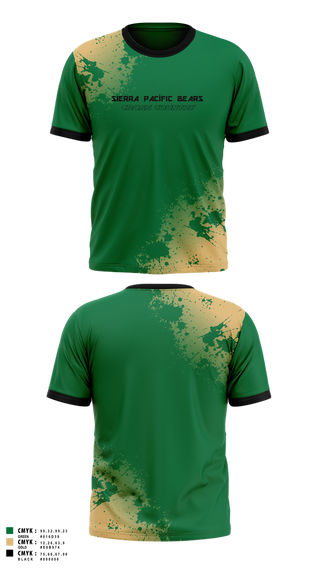 Short Sleeve Performance Shirt, Sierra Pacífic Bears, Cross Country, Teamtime, Team time, sublimation, custom sports apparel, team uniforms, spirit wear, spiritwear, sports uniforms, custom shirts, team store, custom team store, fundraiser sports, apparel fundraiser