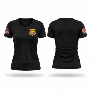 Womens Short Sleeve Vneck Shirt, STANCE Unit, Police, Teamtime, Team time, sublimation, custom sports apparel, team uniforms, spirit wear, spiritwear, sports uniforms, custom shirts, team store, custom team store, fundraiser sports, apparel fundraiser