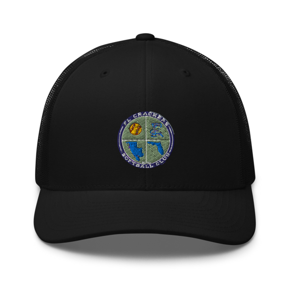 Florida Crackers Softball Club Retro Trucker Hat | Yupoong 6606