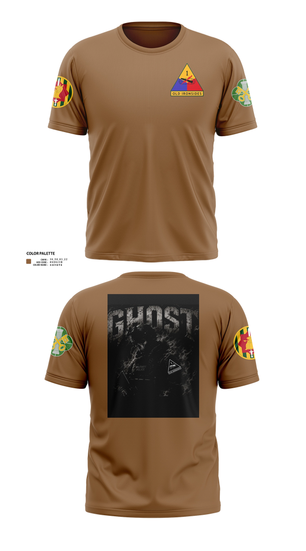 Old School Cotton Feel Shirt, 2ND PLT Ghosts, Army, Teamtime, Team time, sublimation, custom sports apparel, team uniforms, spirit wear, spiritwear, sports uniforms, custom shirts, team store, custom team store, fundraiser sports, apparel fundraiser