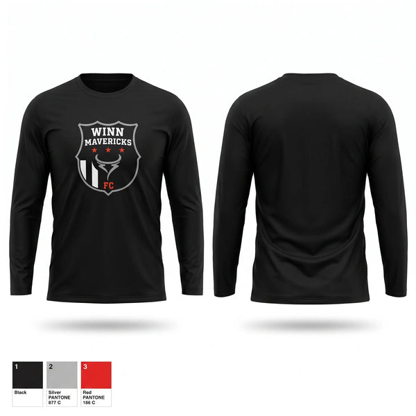 Long Sleeve Performance Shirt, Eagle Pass Winn HS, Men's Soccer, Teamtime, Team time, sublimation, custom sports apparel, team uniforms, spirit wear, spiritwear, sports uniforms, custom shirts, team store, custom team store, fundraiser sports, apparel fundraiser