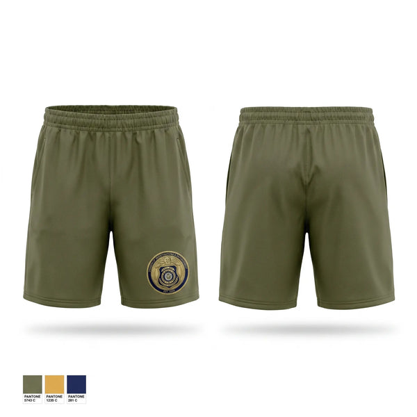 Athletic Shorts With Pockets, DFA-OAL Division of Investigations & Enforcement, Police, Teamtime, Team time, sublimation, custom sports apparel, team uniforms, spirit wear, spiritwear, sports uniforms, custom shirts, team store, custom team store, fundraiser sports, apparel fundraiser