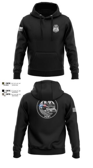 Hoodie, D3 Violent Crimes Reduction Team, Police, Teamtime, Team time, sublimation, custom sports apparel, team uniforms, spirit wear, spiritwear, sports uniforms, custom shirts, team store, custom team store, fundraiser sports, apparel fundraiser