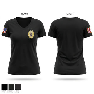Womens Short Sleeve Vneck Shirt, Pennsylvania State Parole, Police, Teamtime, Team time, sublimation, custom sports apparel, team uniforms, spirit wear, spiritwear, sports uniforms, custom shirts, team store, custom team store, fundraiser sports, apparel fundraiser