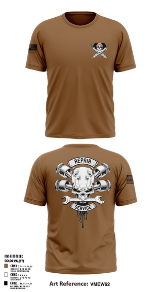 Short Sleeve Performance Shirt, 1-320TH FAR FOX CO, Army, Teamtime, Team time, sublimation, custom sports apparel, team uniforms, spirit wear, spiritwear, sports uniforms, custom shirts, team store, custom team store, fundraiser sports, apparel fundraiser