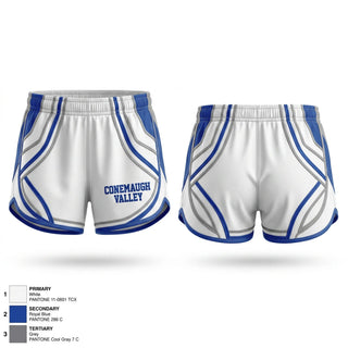 Womens Shorts, Conemaugh valley, , Teamtime, Team time, sublimation, custom sports apparel, team uniforms, spirit wear, spiritwear, sports uniforms, custom shirts, team store, custom team store, fundraiser sports, apparel fundraiser