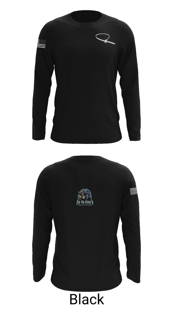 Long Sleeve Performance Shirt, Zip Tie King’s, , Teamtime, Team time, sublimation, custom sports apparel, team uniforms, spirit wear, spiritwear, sports uniforms, custom shirts, team store, custom team store, fundraiser sports, apparel fundraiser