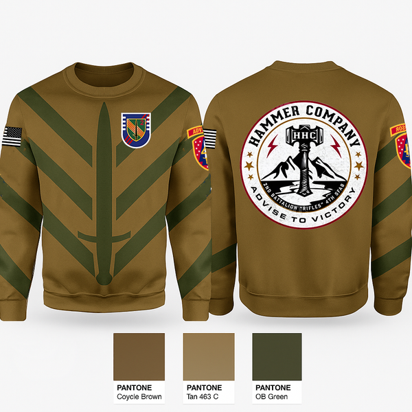 Crew Neck Sweatshirt, , Army, Teamtime, Team time, sublimation, custom sports apparel, team uniforms, spirit wear, spiritwear, sports uniforms, custom shirts, team store, custom team store, fundraiser sports, apparel fundraiser