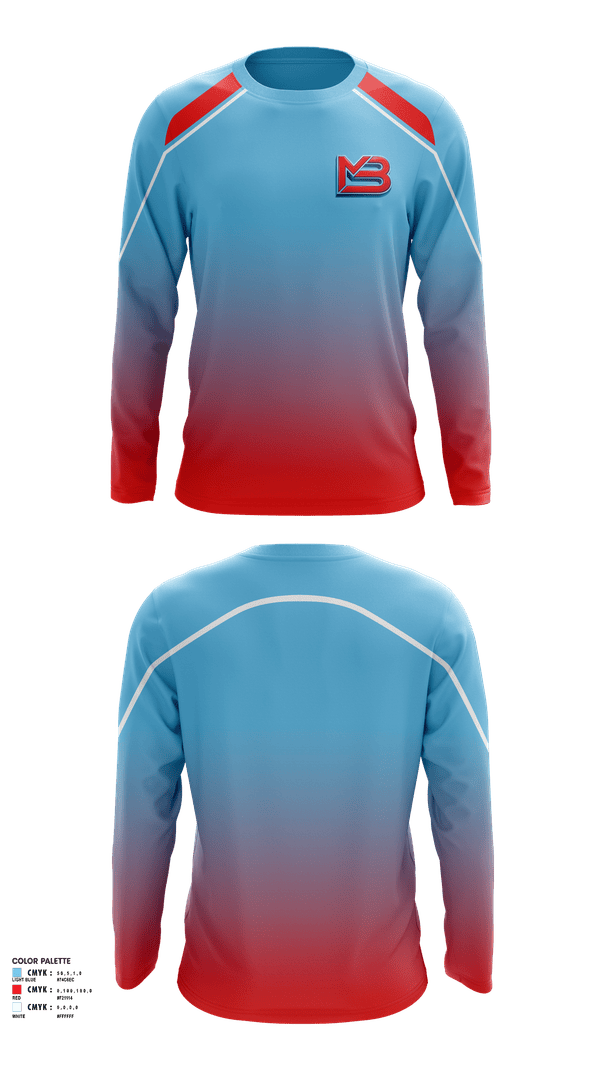 Long Sleeve Performance Shirt, Mikey Baseball, Baseball, Teamtime, Team time, sublimation, custom sports apparel, team uniforms, spirit wear, spiritwear, sports uniforms, custom shirts, team store, custom team store, fundraiser sports, apparel fundraiser