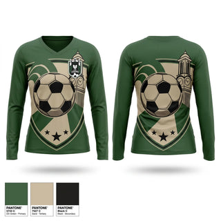 Womens Long Sleeve Vneck Shirt, Lady Legends, Women's Soccer, Teamtime, Team time, sublimation, custom sports apparel, team uniforms, spirit wear, spiritwear, sports uniforms, custom shirts, team store, custom team store, fundraiser sports, apparel fundraiser