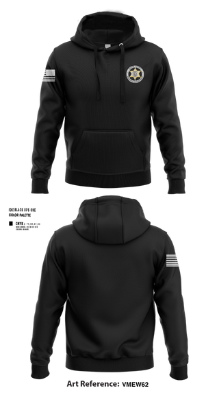 Hoodie, Wayne County Sheriff’s Department, , Teamtime, Team time, sublimation, custom sports apparel, team uniforms, spirit wear, spiritwear, sports uniforms, custom shirts, team store, custom team store, fundraiser sports, apparel fundraiser