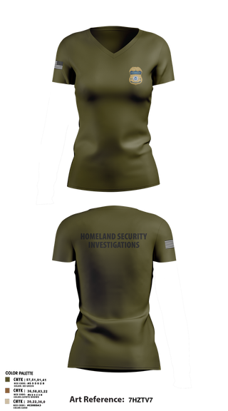 Womens Short Sleeve Vneck Shirt, HSI, , Teamtime, Team time, sublimation, custom sports apparel, team uniforms, spirit wear, spiritwear, sports uniforms, custom shirts, team store, custom team store, fundraiser sports, apparel fundraiser