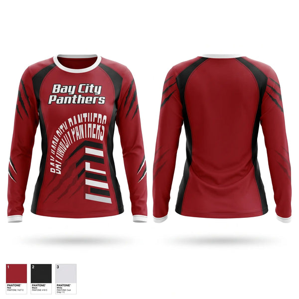 Long Sleeve Performance Shirt, Bay city panthers, Softball, Teamtime, Team time, sublimation, custom sports apparel, team uniforms, spirit wear, spiritwear, sports uniforms, custom shirts, team store, custom team store, fundraiser sports, apparel fundraiser