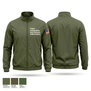 Windbreaker, Police - immigration and customs enforcement, Police, Teamtime, Team time, sublimation, custom sports apparel, team uniforms, spirit wear, spiritwear, sports uniforms, custom shirts, team store, custom team store, fundraiser sports, apparel fundraiser