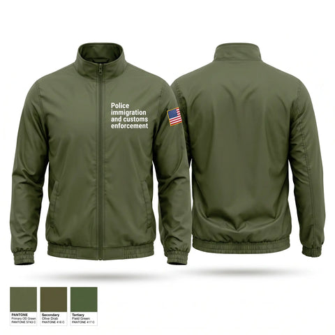 Windbreaker, Police - immigration and customs enforcement, Police, Teamtime, Team time, sublimation, custom sports apparel, team uniforms, spirit wear, spiritwear, sports uniforms, custom shirts, team store, custom team store, fundraiser sports, apparel fundraiser