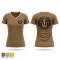 CSG1 FCPOA Women's Short Sleeve V-neck Shirt - 1