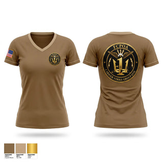Womens Short Sleeve Vneck Shirt, CSG1 FCPOA, Navy, Teamtime, Team time, sublimation, custom sports apparel, team uniforms, spirit wear, spiritwear, sports uniforms, custom shirts, team store, custom team store, fundraiser sports, apparel fundraiser