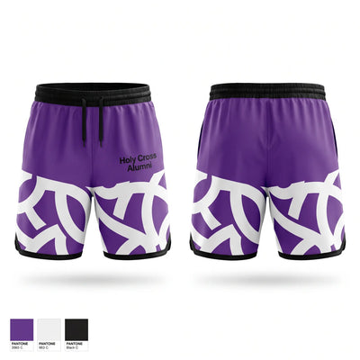 Holy Cross Alumni Athletic Shorts With Pockets - 1