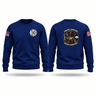 Crew Neck Sweatshirt, Bexar County ESD 8, Fire Department, Teamtime, Team time, sublimation, custom sports apparel, team uniforms, spirit wear, spiritwear, sports uniforms, custom shirts, team store, custom team store, fundraiser sports, apparel fundraiser