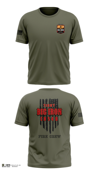 Short Sleeve Performance Shirt, Big Iron, Fire Department, Teamtime, Team time, sublimation, custom sports apparel, team uniforms, spirit wear, spiritwear, sports uniforms, custom shirts, team store, custom team store, fundraiser sports, apparel fundraiser