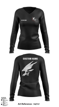 Adler Team 80022566 Women's Long Sleeve V-neck Shirt - 1
