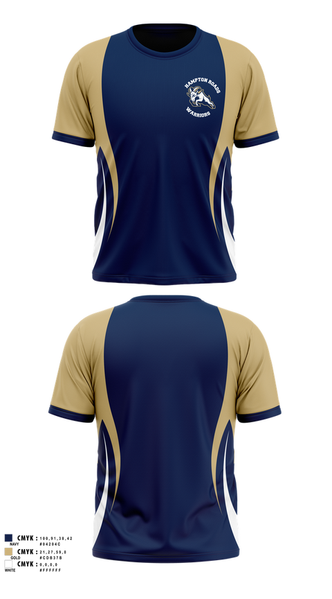 Short Sleeve Performance Shirt, Hampton Roads Warriors, , Teamtime, Team time, sublimation, custom sports apparel, team uniforms, spirit wear, spiritwear, sports uniforms, custom shirts, team store, custom team store, fundraiser sports, apparel fundraiser