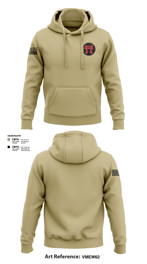 Hoodie, 187th Iron Rakkasans, Army, Teamtime, Team time, sublimation, custom sports apparel, team uniforms, spirit wear, spiritwear, sports uniforms, custom shirts, team store, custom team store, fundraiser sports, apparel fundraiser