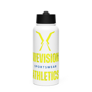 Wevision Athletics 1324740 Stainless Steel Water Bottle with a Straw Lid