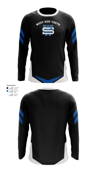 Long Sleeve Performance Shirt, West Side Youth, Wrestling, Teamtime, Team time, sublimation, custom sports apparel, team uniforms, spirit wear, spiritwear, sports uniforms, custom shirts, team store, custom team store, fundraiser sports, apparel fundraiser