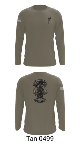 Long Sleeve Performance Shirt, 2-8 FA, C BTRY, , Teamtime, Team time, sublimation, custom sports apparel, team uniforms, spirit wear, spiritwear, sports uniforms, custom shirts, team store, custom team store, fundraiser sports, apparel fundraiser