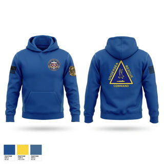 Hoodie, Undersea Rescue Command, Navy, Teamtime, Team time, sublimation, custom sports apparel, team uniforms, spirit wear, spiritwear, sports uniforms, custom shirts, team store, custom team store, fundraiser sports, apparel fundraiser