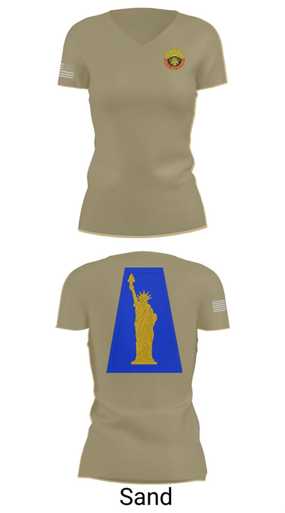 389th CSSB 42999540 Women's Short Sleeve V-neck Shirt - 88